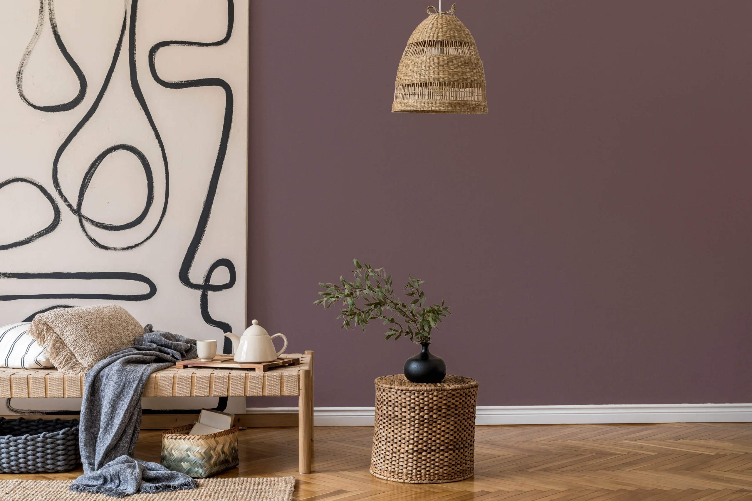 Purple Embossed Wallpaper – Glittering Sophistication (24204-8)